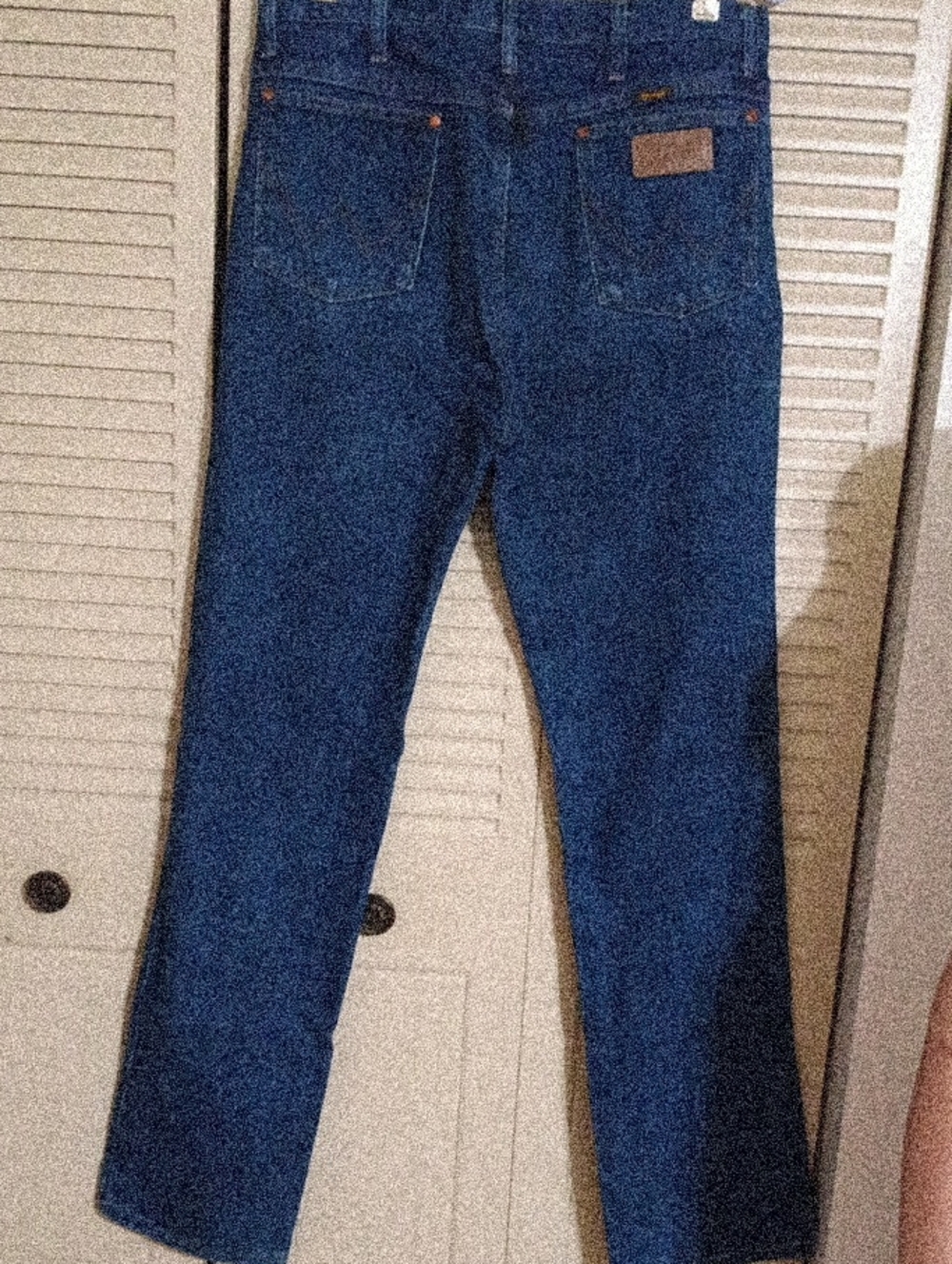 Wrangler Men's Dark Blue Bootcut Jeans